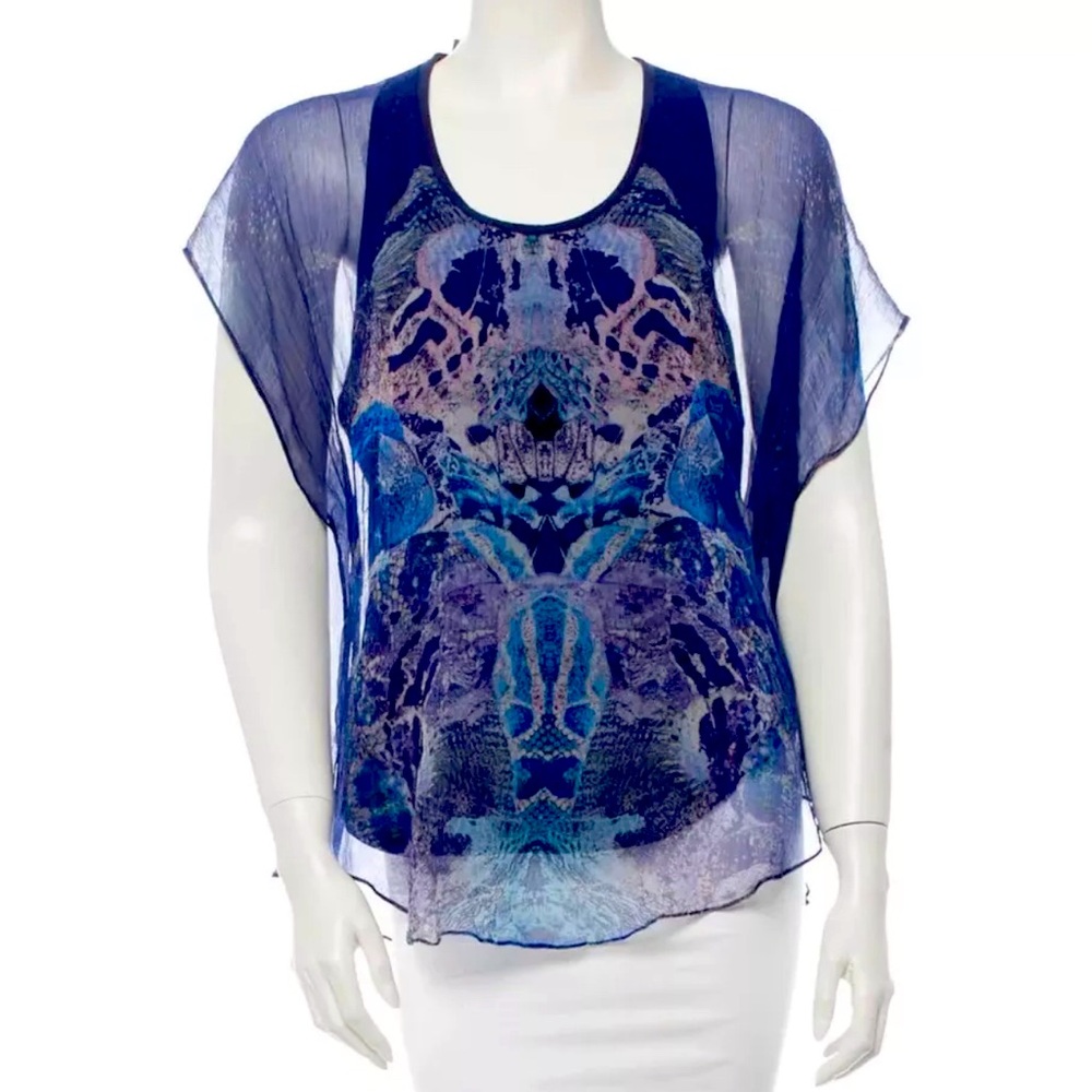 ALEXANDER McQUEEN S/S 2010 “Plato's Atlantis” Digital Blouse IT 42/M